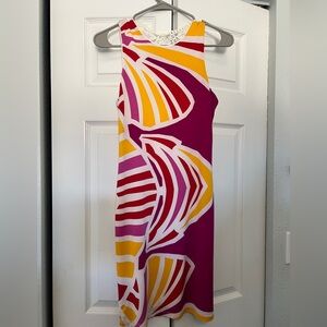 Analili Vibrant Multicolor Sleeveless Dress